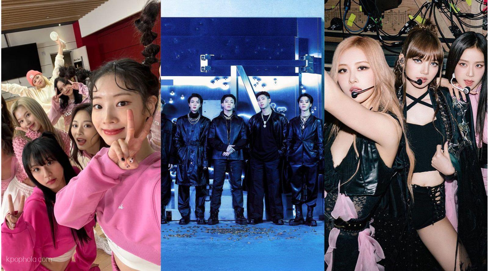 Top 10 K-pop groups with the most followers on Instagram